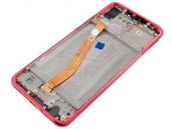 Pantalla completa IPS LCD negra con marco rojo para Huawei Nova 3